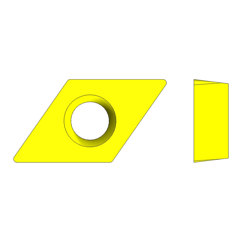 Turning Insert: DCMT21.51 UD51, Carbide