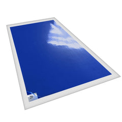 Clean Room Matting: Reusable Tacky Mat Frame, PVC Mat Frame, High-Impact Polystrene Surface Material, 61" Wide, 37" Long