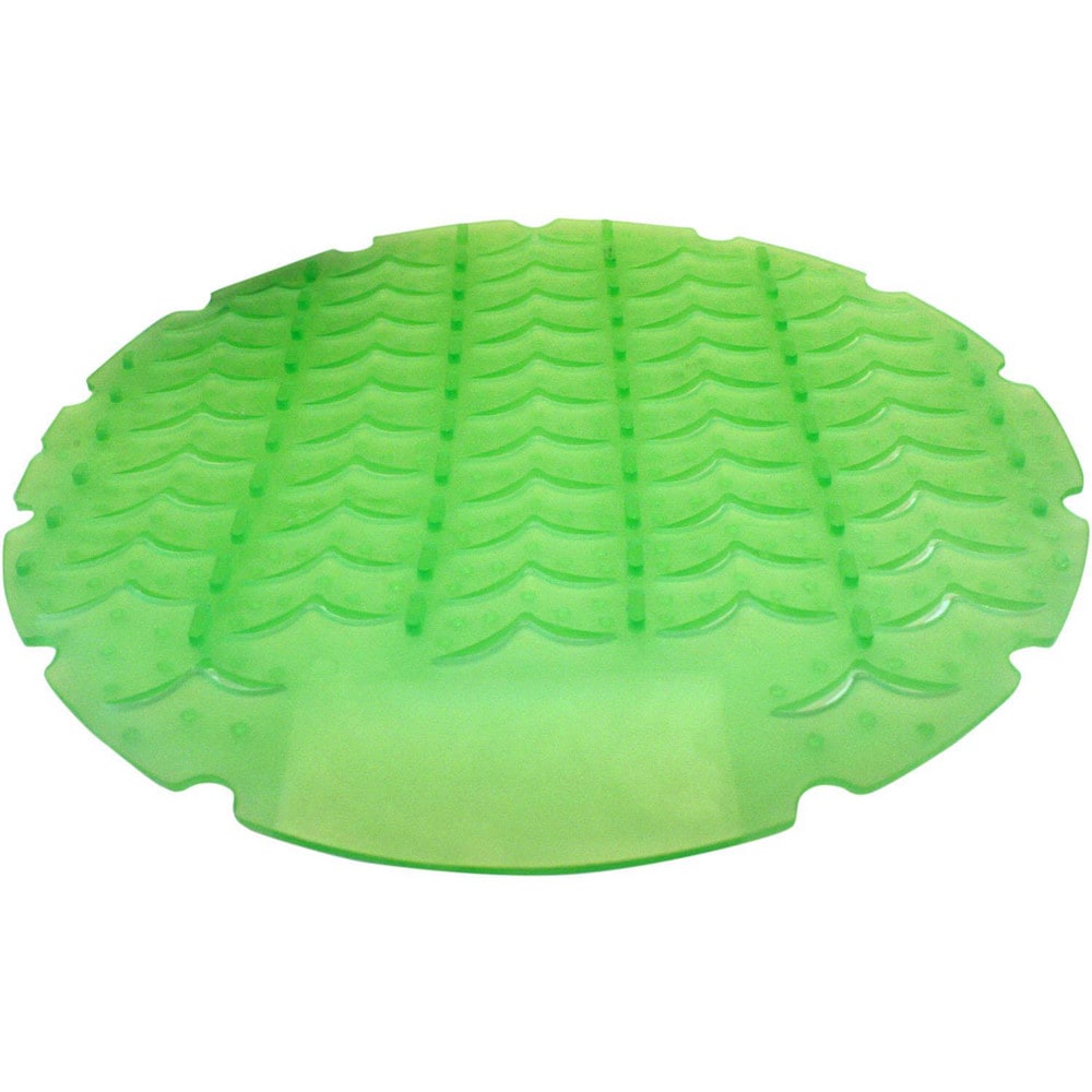 Toilet, Urinal, Blocks & Screens; Deodorizer Type: Urinal Screen; Material: Rubber; Scent: Cucumber Melon; Useful Life: 5; Color: Green; Overall Length (Inch): 7.25; Overall Width (Inch): 7.25