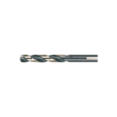 Mechanics Drill Bit: 15/64" Dia, 135 &deg; Point, High Speed Steel, Flat Shank, Split Point