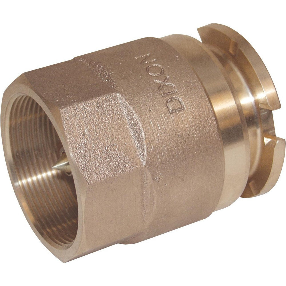 Reusable Hose Fittings; Type: Adapter; Thread Size: 3 in; Material: Aluminum; Thread Standard: NPT; Connection Type: Threaded