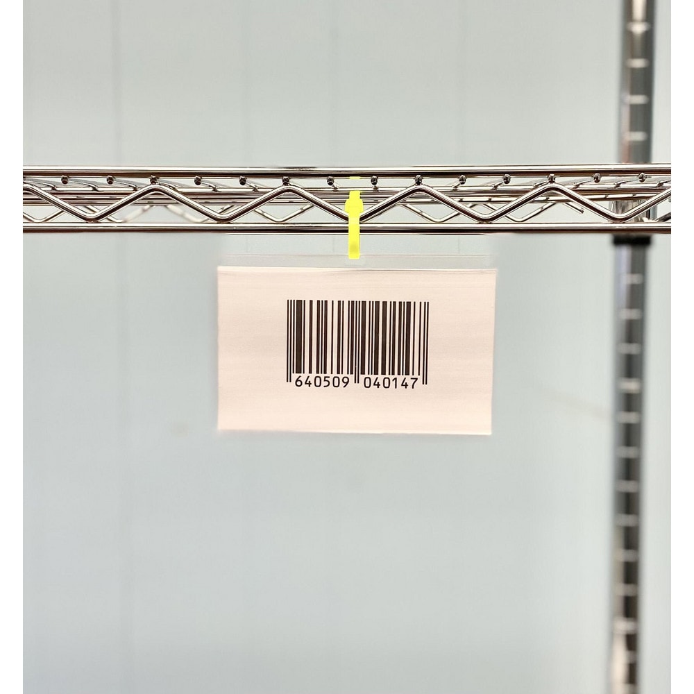 Label Holders; Backing: Zip Mount; Width (Inch): 2; Label Holder Style: Slide-in; Length (Inch): 4.00; Material: PVC; Finish: Matte; Label Insert Position: Top; Number Of Viewable Sides: 1