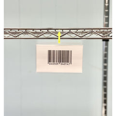 Label Holders; Backing: Zip Mount; Width (Inch): 2; Label Holder Style: Slide-in; Length (Inch): 4.00; Material: PVC; Finish: Matte; Label Insert Position: Top; Number Of Viewable Sides: 1