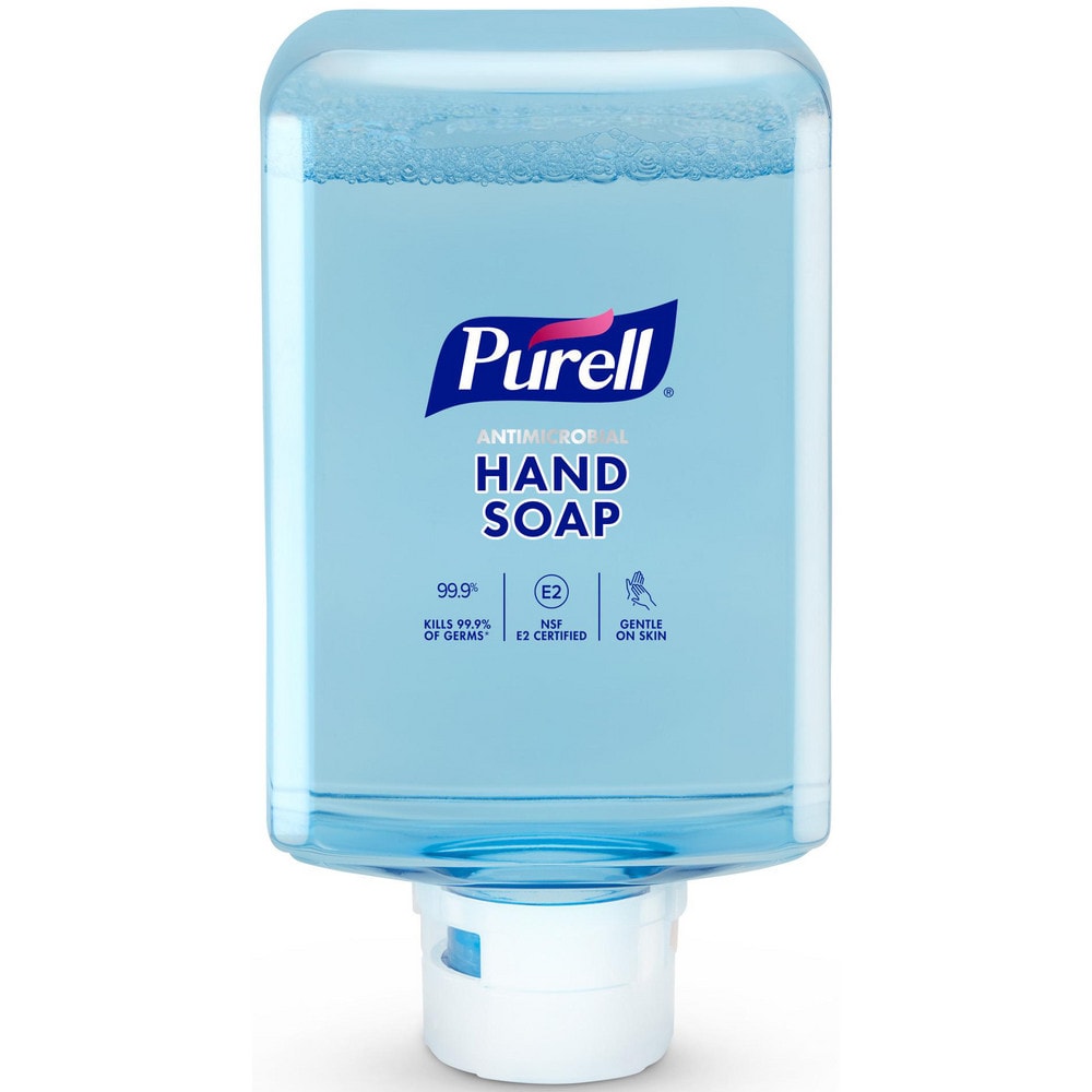 PURELL Antimicrobial Foaming Hand Soap, Fragrance Free, E2 Certified, 1200 mL Refill for PURELL ES10 Automatic Soap Dispenser, 2/Pack