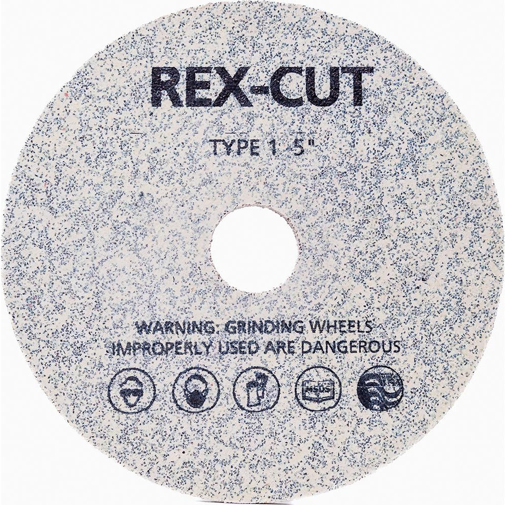 Deburring Wheel: 5" Dia, 1/4" Face Width, 1/2" Hole, Aluminum Oxide