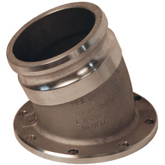 Suction & Discharge Hose Couplings; Type: Butt Weld; Coupling Type: Cam & Groove; Coupling Descriptor: Adapter Butt Weld to Sch. 40 Pipe; Material: Stainless Steel; Coupler Size (Fractional Inch): 4; Thread Size: Non-Threaded; Hose Size: 4