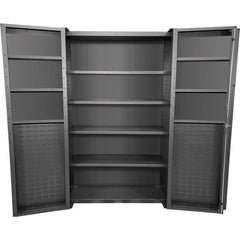 Modular Steel Storage Cabinet: 48" Wide, 24" Deep, 78" High