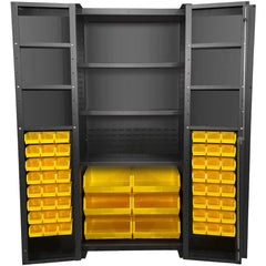 Modular Steel Storage Cabinet: 36" Wide, 24" Deep, 78" High