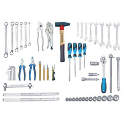 Combination Hand Tool Set: 69 Pc, Phillips & Slotted Screwdriver Set