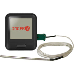 Thermometer/Hygrometers & Barometers; Product Type: Thermocouple Data Logger; Probe Type: Wired Probe; Accuracy: ¬±1.5¬∞C; Dew Point Accuracy: ¬†; Power Source: Battery, AC Rechargeable; Batteries Included: Yes