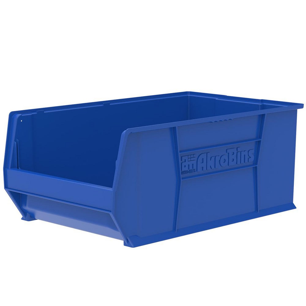 Plastic Hopper Stacking Bin: Blue