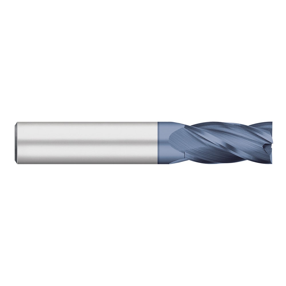 Square End Mill: 1" Dia, 1-1/2" LOC, 4 Flute, Solid Carbide