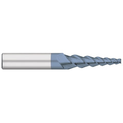 Tapered End Mills; Mill Diameter (Decimal Inch): 0.1875; Length of Cut (Inch): 1-3/4; End Mill Material: Solid Carbide