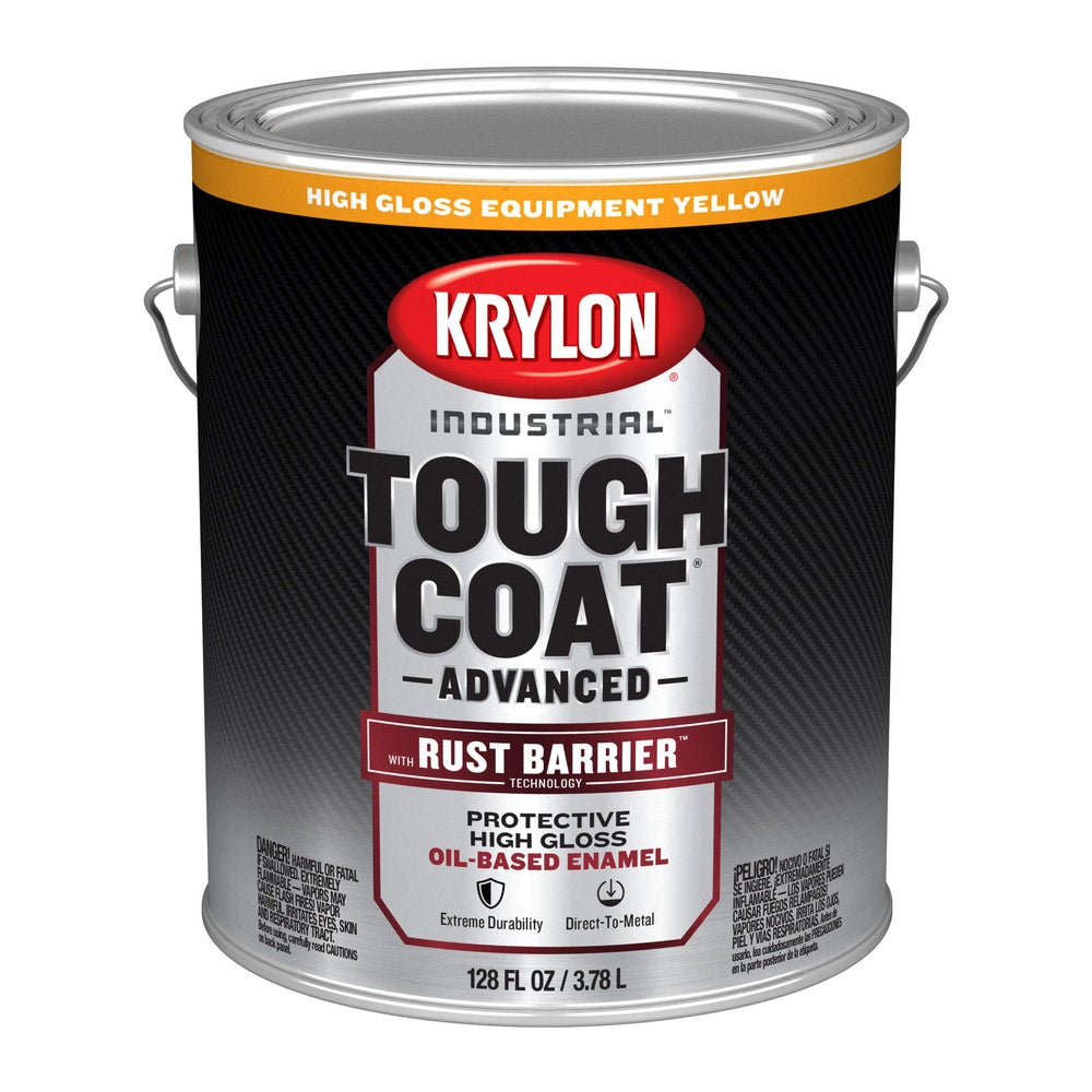 Rust Preventative  Paint: 1 gal, Equipment Yellow, Gloss Finish