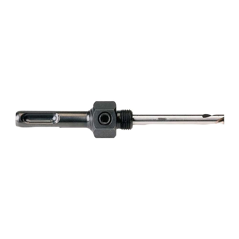 Hole-Cutting Tool Arbors; Hole Saw Compatibility: Hole Saws; Minimum Saw Diameter Compatibility: 1.25 in; Maximum Saw Diameter Compatibility: 6 in; Shank Type: Round; Integral Pilot Type: Pilot Drill; Minimum Chuck Size (Inch): 7/16