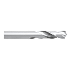 Screw Machine Length Drill Bit: 21/64" Dia, 135 deg Point, HSS