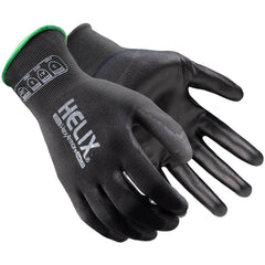 Cut, Puncture & Abrasion-Resistant Gloves: Helix 1030, Size Large, ANSI Cut A1, ANSI Puncture 2, Polyurethane, Polyester