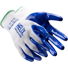 Cut, Puncture & Abrasion-Resistant Gloves: Helix 1040, Size 2X-Large, ANSI Cut A2, ANSI Puncture 3, Nitrile, Nylon