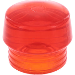 Replacement Heads & Faces; Tip Type: Replacement; Material: Cellulose Acetate; Tip Diameter (Decimal Inch): 2.4000; Color: Red; Mount Type: Clamping Head