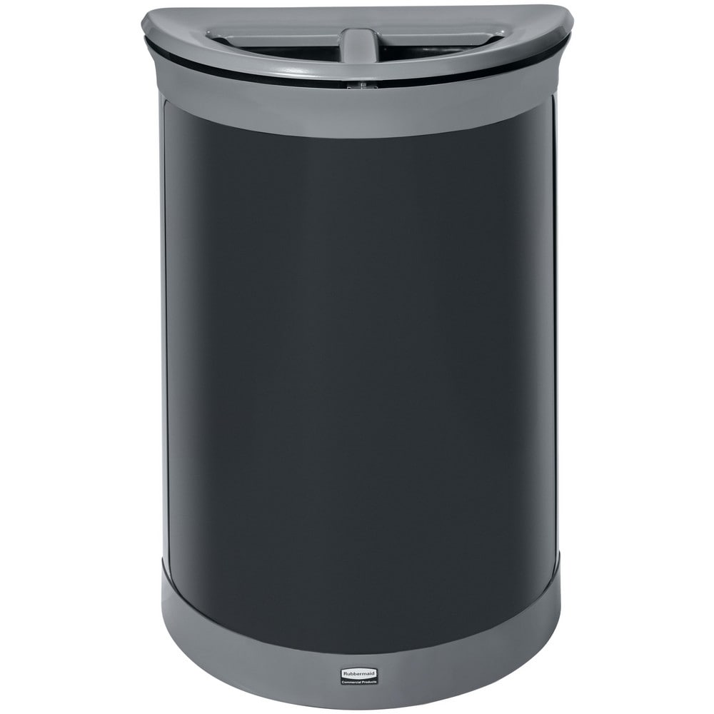 Trash Cans & Recycling Containers; Product Type: Trash Can; Container Capacity: 11.5 gal; Container Shape: Half-Round; Container Material: Metal; Color: Umbra Gray; Material: Metal