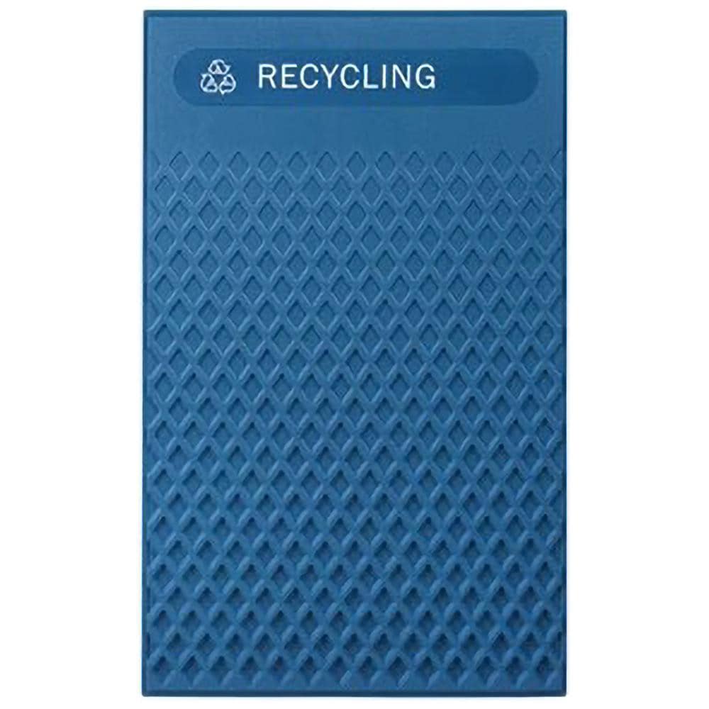 Decorative Plastic Mixed Recycling Panels, Large, Blue, 20.72" √ó 0.5" √ó 34.33"