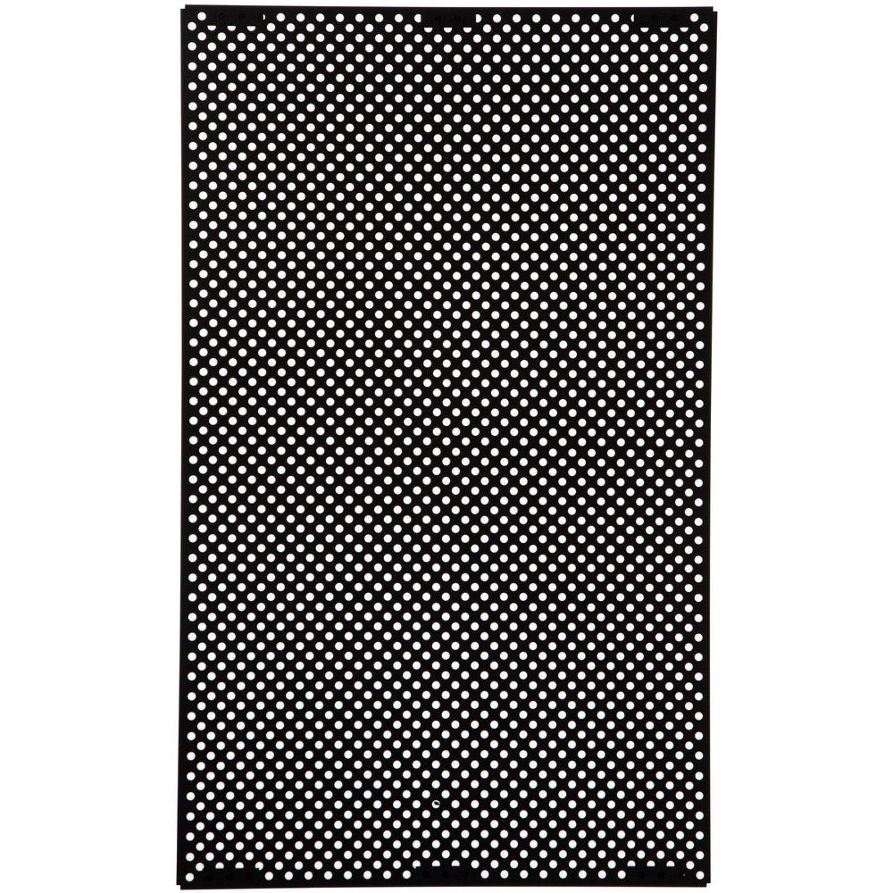 Decorative Metal Panels, Large, Black, 20.72" √ó 0.5" √ó 34.33"