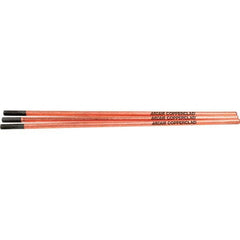 Stick Welding Electrode: 5/32" Dia, 12" Long, Copper