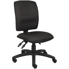 Task Chair:  Crepe,  Adjustable Height,  Black