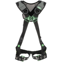 Fall Protection Harnesses:  400.000 Lb,  Standard Style,  Size X-Large,  For Confined Space, General Industry & General Purpose,  Polyester, Back D-Ring