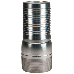 Suction & Discharge Hose Couplings; Type: King Crimp Style Combination Nipple; Coupling Type: Crimp Stem x MNPT; Coupling Descriptor: King Crimp Nipple; Material: Schedule 80 Plated Carbon Steel; Coupler Size (Fractional Inch): 4; Thread Size: 4; Hose Siz