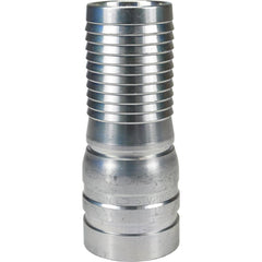 Suction & Discharge Hose Couplings; Type: King Crimp Style Combination Nipple; Coupling Type: Crimp Stem w/Grooved End; Coupling Descriptor: King Crimp Nipple; Material: Schedule 80 Plated Carbon Steel; Coupler Size (Fractional Inch): 2; Thread Size: Non-