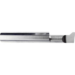 Back Boring/Chamfering Bar: 1/8" Min Bore Dia, 1/2" Max Bore Depth, Right Hand, 1/8" Shank Dia, Micrograin Solid Carbide