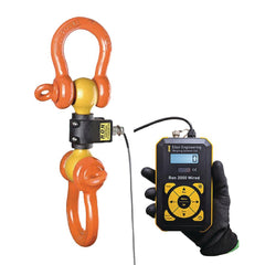 Crane Scales & Hanging Scales; Type: Shackle Type Wired Dynamometer; Capacity (Lb.): 30000.00; Capacity (kg): 13607.7711; Display Type: 6 Digit LCD; Scale Type: Dynamometer