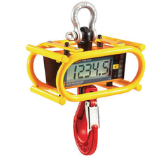 Crane Scales & Hanging Scales; Type: Crane Scale w/2" Display, Cage & IR Remote; Capacity (Lb.): 2500.00; Capacity (kg): 1133.9809; Display Type: 6 Digit LCD, 5 Digit LCD; Scale Type: Crane Scale