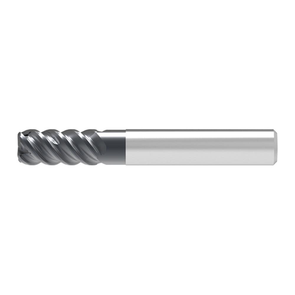 Barrel Cutter End Mills; End Type: Toroidal; Material: Solid Carbide; Small End Diameter (mm): 4.00; Shank Diameter (mm): 6.0000; Length of Cut (mm): 4.0000; Helix Angle: 45.00