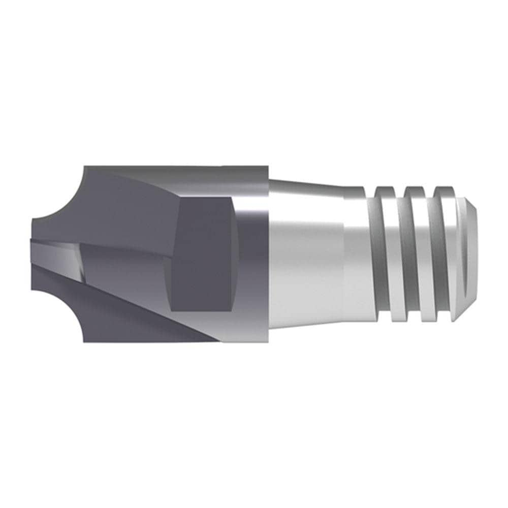 Corner Rounding End Mill Heads; Connection Type: SAM; Radius (mm): 2.50; Mill Diameter (Decimal Inch): 0.4724; Mill Diameter (mm): 12.00; Tip Diameter (mm): 6.650; Overall Length (mm): 30.1000; Cutting Direction: Right Hand; Flute Direction: Right Hand