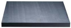 Plastic Sheet: Polycarbonate, 2" Thick, 24" Wide, 4' Long, Black