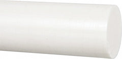 Plastic Rod: Polyester (Polybutylene Terephthalate), 1' Long, 4" Dia, Natural