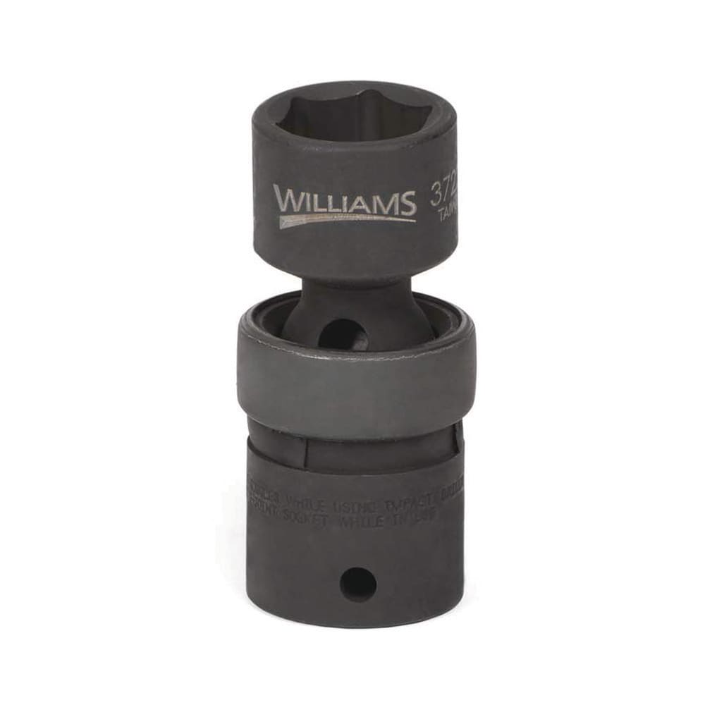 Impact Socket: 1/2" Drive, 11/16" Socket, Hex Drive