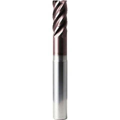 Corner Radius End Mill: 20 mm Dia, 43.00 mm LOC, 1.50 mm Radius, 5 Flute, Solid Carbide