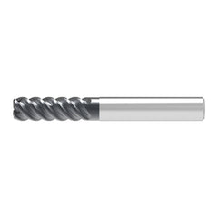 Barrel Cutter End Mills; End Type: Toroidal; Material: Solid Carbide; Small End Diameter (mm): 10.00; Shank Diameter (mm): 10.0000; Length of Cut (mm): 22.0000; Helix Angle: 45.00