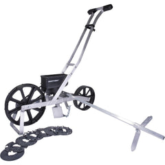 Landscape Spreaders; Spreader Type: Hopper Spreader; Handle Type: Fixed T; Wheel Type: Poly; Minimum Spread Width (Decimal Inch): 12; Minimum Spread Width (Feet): 1; Maximum Spread Width (Feet): 1; Maximum Spread Width (Decimal Inch): 12