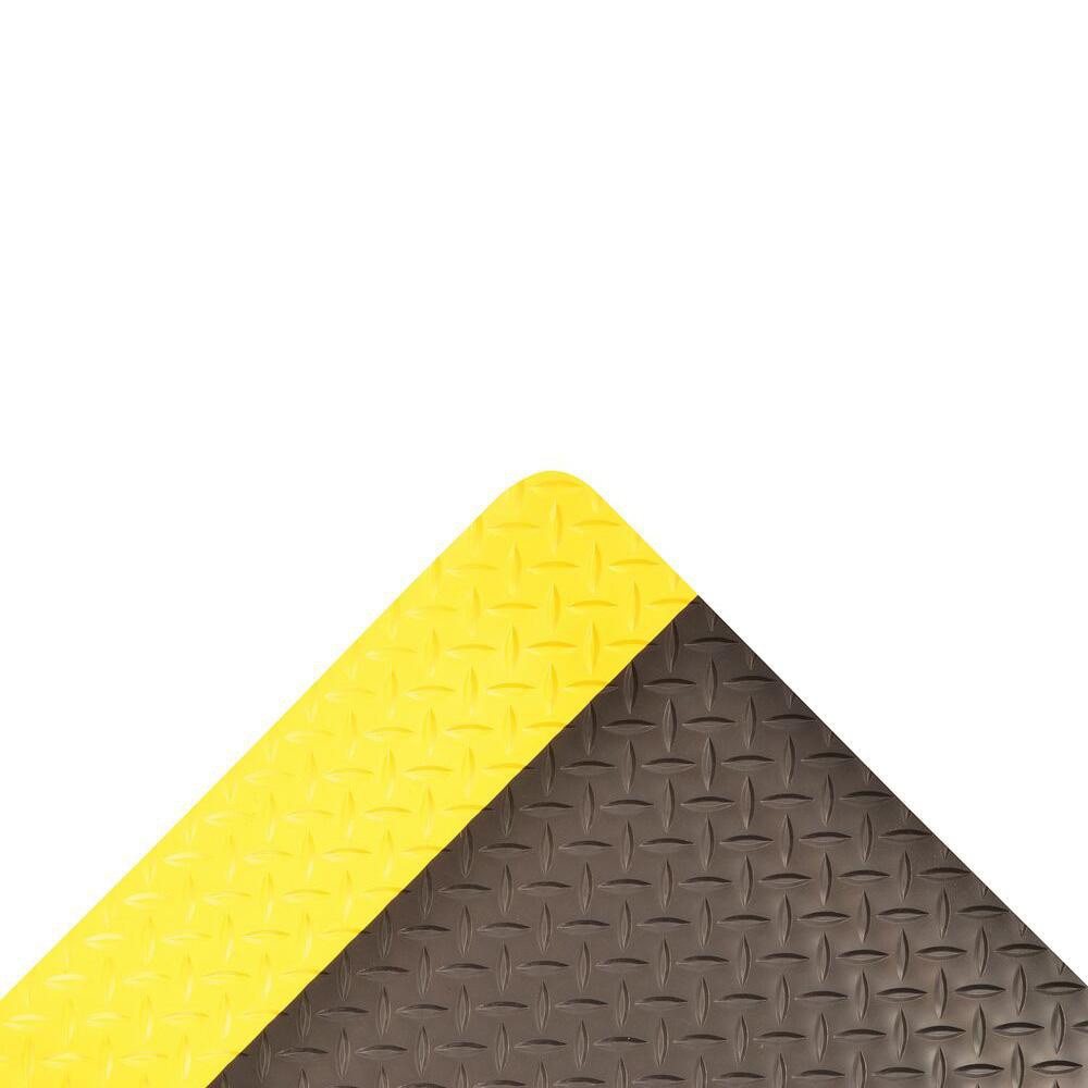 Anti-Fatigue Mat:  3/4" Thick,  Nitrile Rubber,  Beveled Edge,  Heavy Duty