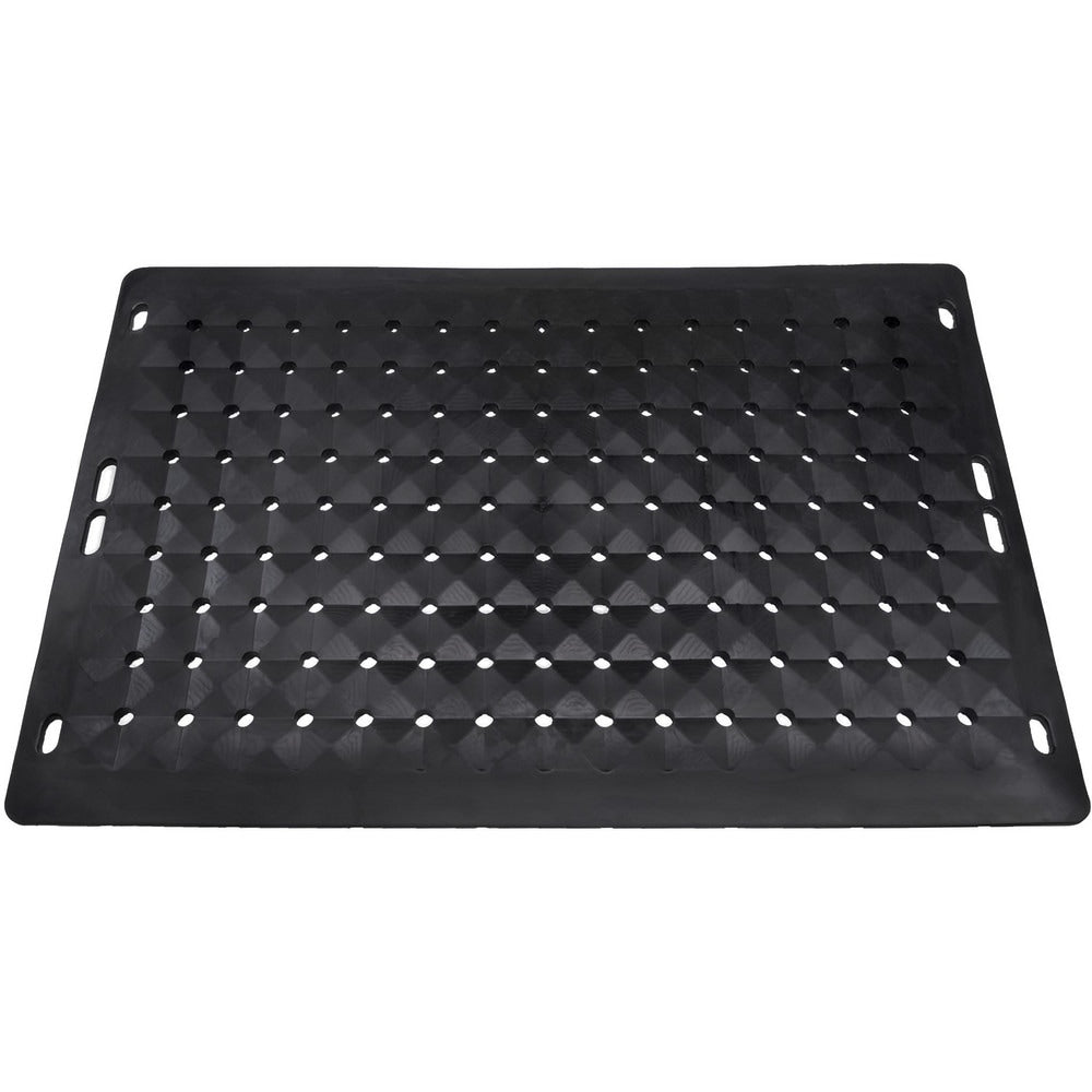 Anti-Fatigue Modular Anti-Fatigue Mat: Wet Environment, 40.0000" Long, 28.0000" Wide, 3/4" Thick, Beveled Edge, Black