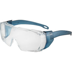 Safety Glasses: Platinum & Anti-Fog & Anti-Scratch, Polycarbonate, Clear Lenses, Frameless