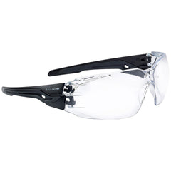 Safety Glasses: Platinum & Anti-Fog & Anti-Scratch, Polycarbonate, Clear Lenses, Frameless