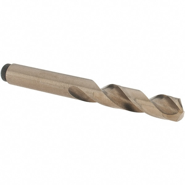 Screw Machine Length Drill Bit: 19/64" Dia, 135 deg Point, High-Speed Steel