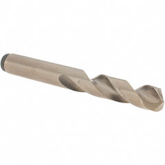 Screw Machine Length Drill Bit: 11/32" Dia, 135 deg Point, High-Speed Steel