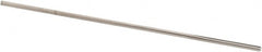 Chucking Reamer: 0.0300" Dia, 1-1/2" OAL, 1/4" Flute Length, Straight-Cylindrical Shank, Solid Carbide