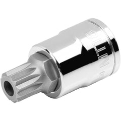 Specialty Sockets; Socket Type: Triple Square; Type: Bit; Drive Size: 1/2 in; Size (Spline): #18; Socket Size: MT18; Hex Size (mm): 18.000; Hex Size (Inch): 1/2; Finish: Chrome